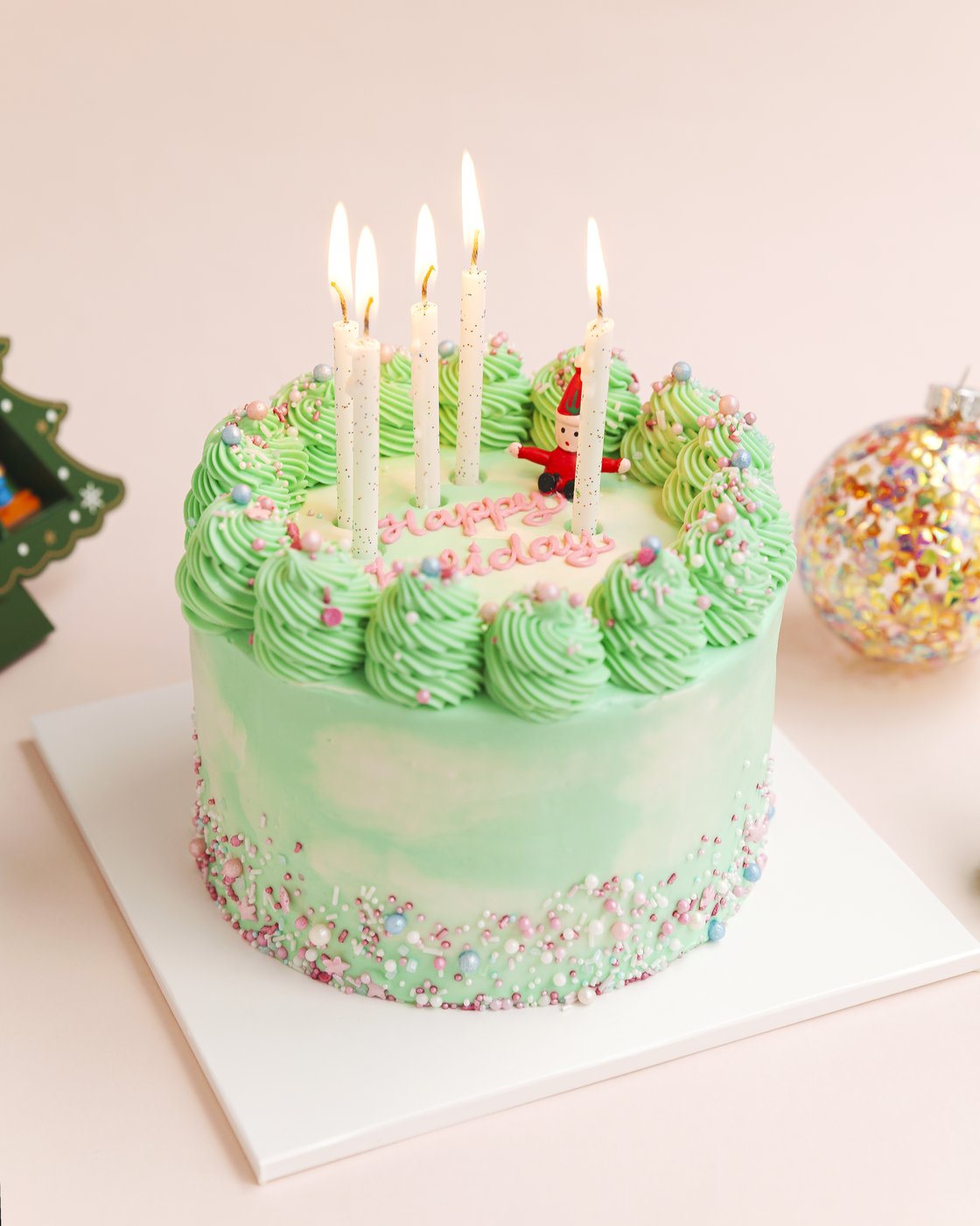 원 & 온리 크리스마스 케이크