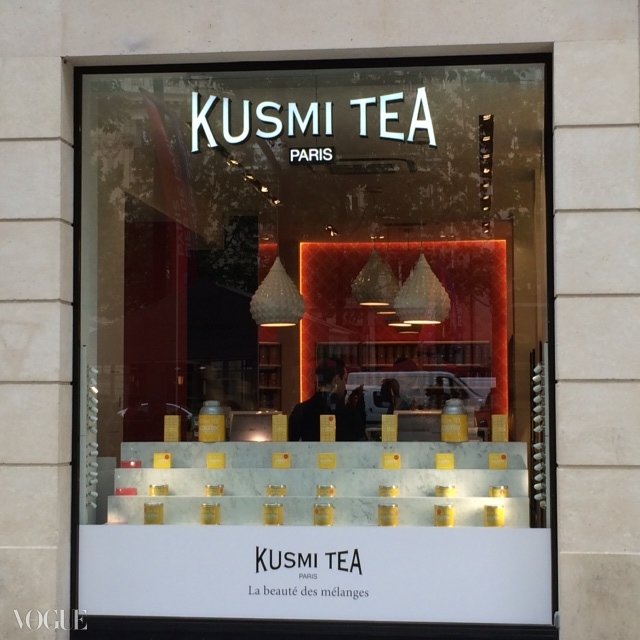 쿠스미 티(Kusmi Tea) 매장.