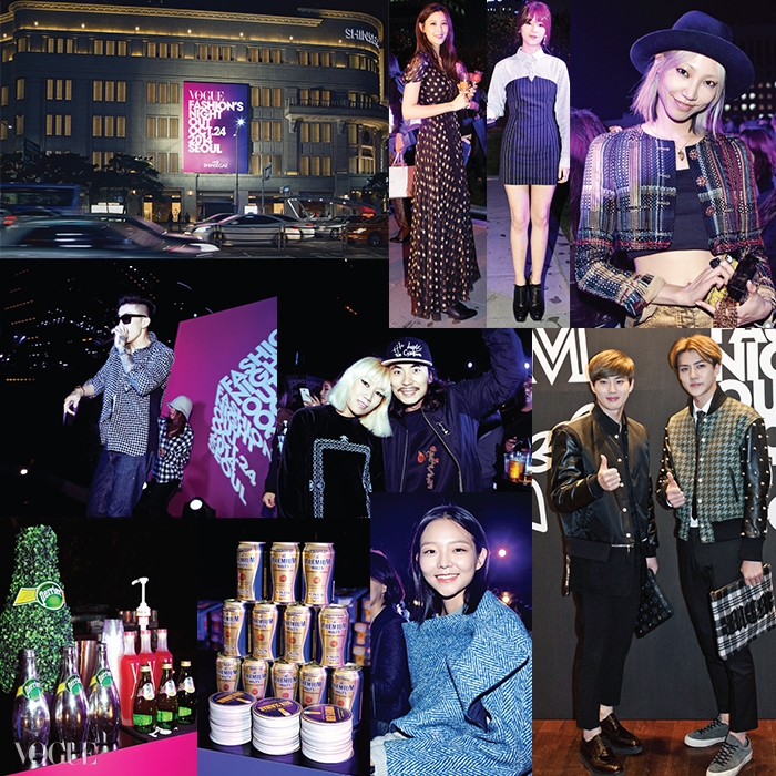 10월 24일 신세계백화점 본점과 명동 거리를 밝힌 ‘보그 패션 나잇 아웃’! <보그> 팬들부터 패셔너블한 스타들까지 가을밤의 패션 파티를 만끽했다!