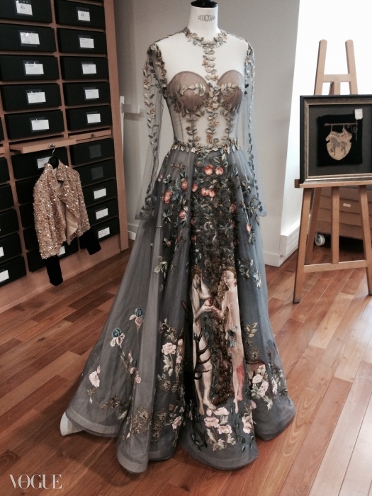 에덴 동상(Le Jardin d’Eden) 드레스. 발렌티노 봄 꾸뛰르 2014