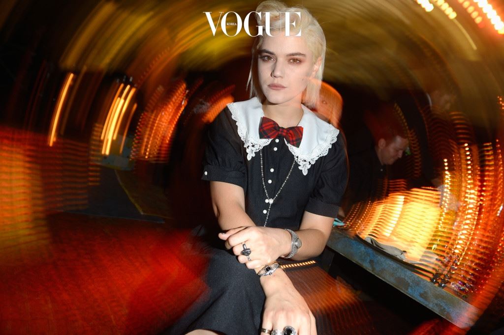 DUBAI, UNITED ARAB EMIRATES - OCTOBER 31:  Soko attends the Gala Event during the Vogue Fashion Dubai Experience on October 31, 2014 in Dubai, United Arab Emirates.  (Photo by Luca Teuchmann/Getty Images for Vogue & The Dubai Mall)