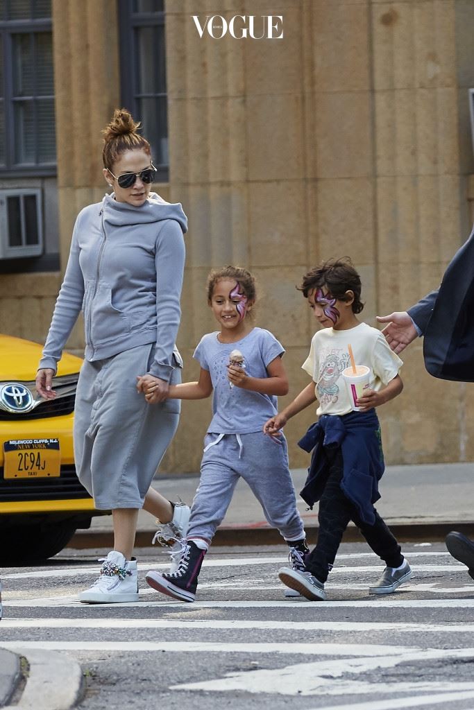 제니퍼 로페즈와 쌍둥이 남매 맥스와 에메랄드 (Jennifer Lopez, Max and Emme)