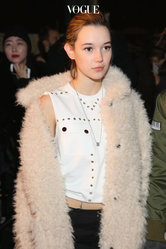 NEW YORK, NY - FEBRUARY 14:  Sarah Snyder attends the Opening Ceremony Fall 2016 fashion show during New York Fashion Week on February 14, 2016 in New York City.  (Photo by Monica Schipper/Getty Images)