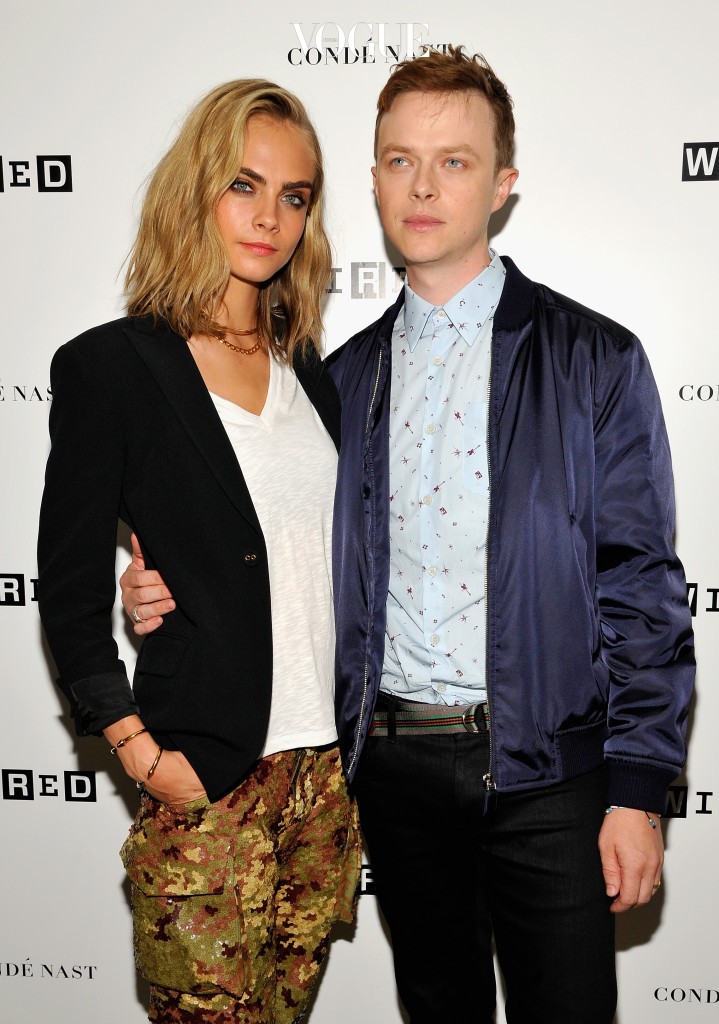 SAN DIEGO, CA - JULY 21:  (L-R) Model/actress Cara Delevingne and actor Dane DeHaan attend the WIRED Cafe during Comic-Con International 2016 at Omni Hotell on July 21, 2016 in San Diego, California.  (Photo by John Sciulli/Getty Images for WIRED)