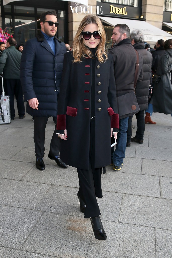 PARIS, FRANCE - JANUARY 23:  Olivia Palermo attends the Schiaparelli Haute Couture Spring Summer 2017 show as part of Paris Fashion Week on January 23, 2017 in Paris, France.  (Photo by Pierre Suu/Getty Images)