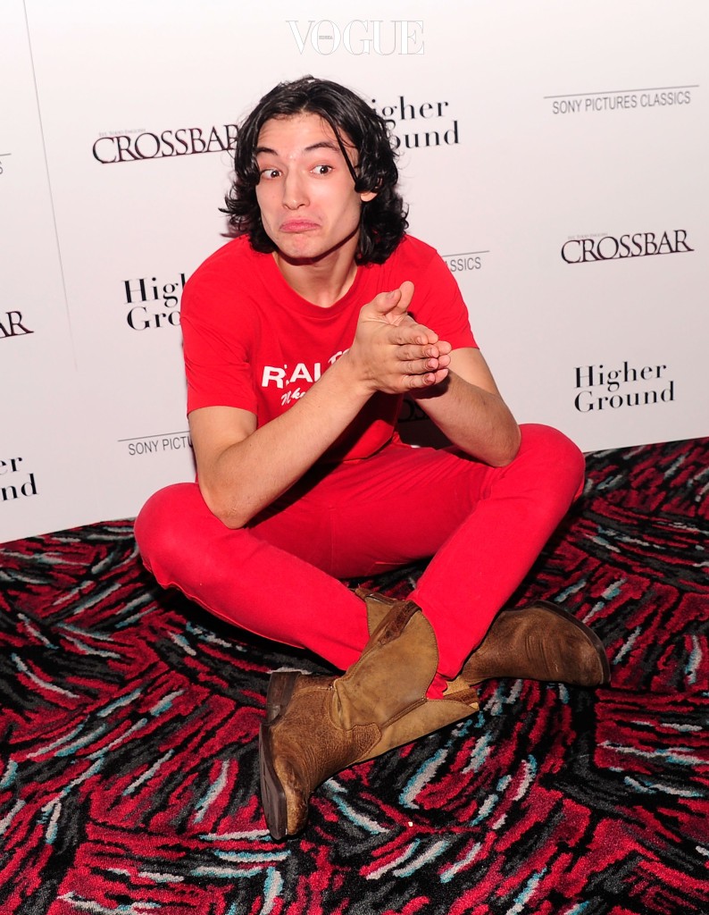NEW YORK, NY - AUGUST 15:  Ezra Miller attends the "Higher Ground" New York premiere at the AMC Loews 19th Street East 6 theater on August 15, 2011 in New York City.  (Photo by Andrew H. Walker/Getty Images)