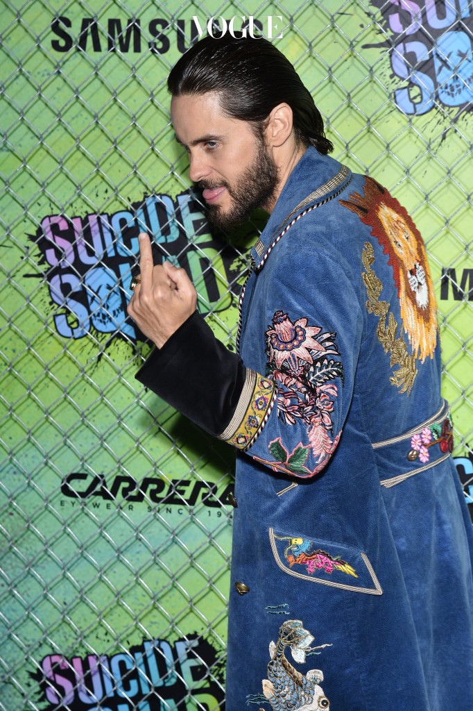 NEW YORK, NY - AUGUST 01:  Actor Jared Leto attends the Suicide Squad premiere sponsored by Carrera at Beacon Theatre on August 1, 2016 in New York City.  (Photo by Bryan Bedder/Getty Images for Carrera)