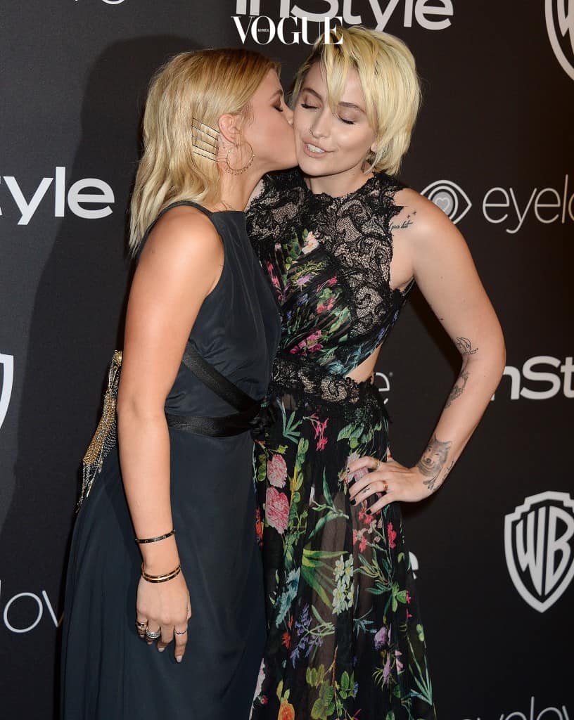 NO JUST JARED USAGE Warner Bros. Pictures and InStyle Host 18th Annual Post-Golden Globes Party. Pictured: Paris Jackson, Sofia Richie Ref: SPL1419228  080117   Picture by: Splash News Splash News and Pictures Los Angeles:310-821-2666 New York: 212-619-2666 London:870-934-2666 photodesk@splashnews.com 
