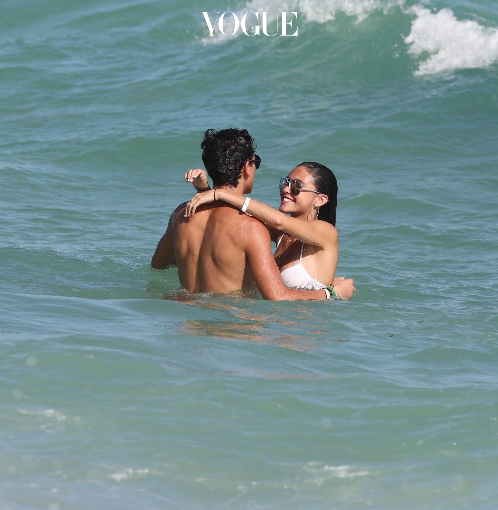 US & UK CLIENTS MUST ONLY CREDIT KDNPIX Madison Beer and boyfriend enjoy enjoying the sun on Miami Beach Pictured: Madison Beer and boyfriend Ref: SPL1201914  301215   Picture by: KDNPIX Splash News and Pictures Los Angeles:310-821-2666 New York:212-619-2666 London: 870-934-2666 photodesk@splashnews.com 