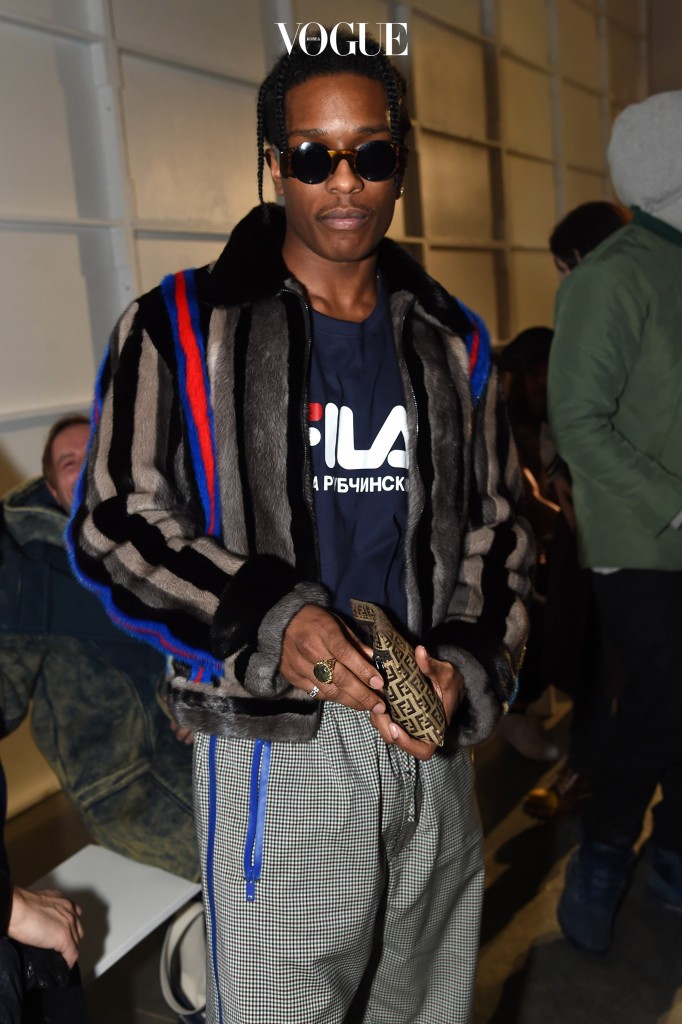 NEW YORK, NY - FEBRUARY 01:  A$AP Rocky attends the Raf Simons fashion show during NYFW: Men'son February 1, 2017 in New York City.  (Photo by Jamie McCarthy/Getty Images)