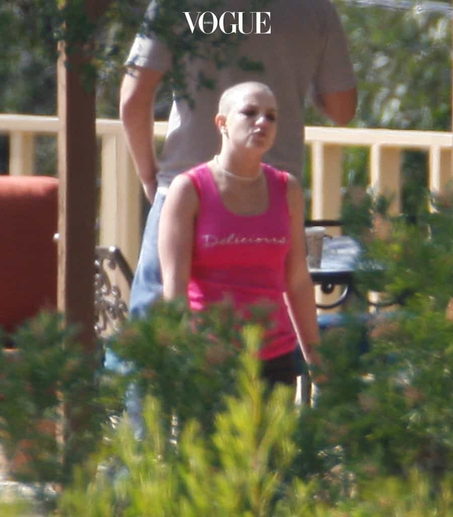 Bald Britney Spears checked herself into Promises rehab in Malibu and within hours was spotted smoking and wandering around the grounds of the celebrity favourite clinic. Britney is expected to be in the rehab for 30 days. She was forced into rehab by her family after she sheared her hair off last weekend. Pictures by Darren Banks/Splash News Ref: DBK HRLA 200207 A   Splash News and Pictures Los Angeles:310-821-2666 New York: 212-619-2666 London:207-107-2666 photodesk@splashnews.com