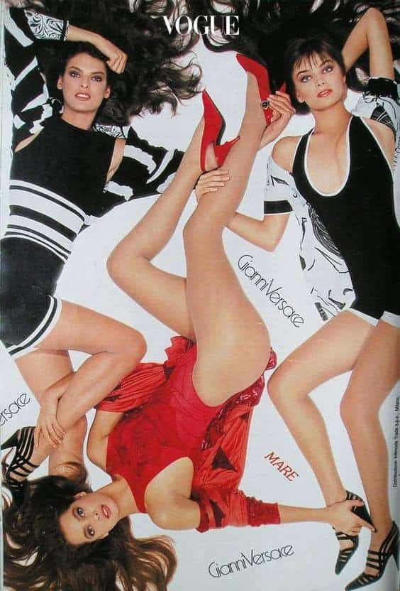 Versace Campaign SS 1988 - Linda Evangelista, Paulina Porizkova, Christy Turlington by Richard Avedon
