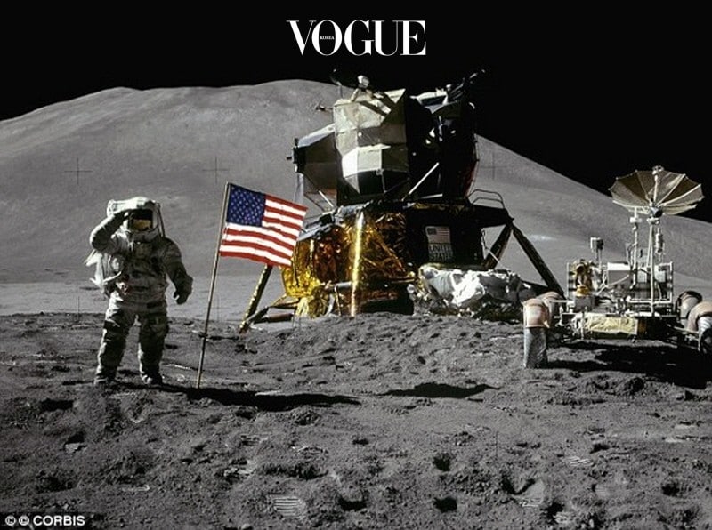 아폴로 11호의 달 착륙 모습(1969)