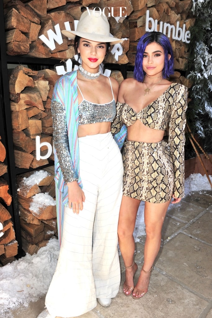 RANCHO MIRAGE, CA - APRIL 15: Kendall Jenner and Kylie Jenner attend Winter Bumbleland - Day 1 on April 15, 2017 in Rancho Mirage, California.  (Photo by Jerod Harris/Getty Images for FVA Productions)