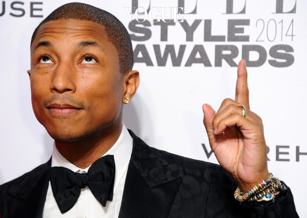 LONDON, ENGLAND - FEBRUARY 18:  Pharrell Williams attends the Elle Style Awards 2014 at one Embankment on February 18, 2014 in London, England.  (Photo by Anthony Harvey/Getty Images)