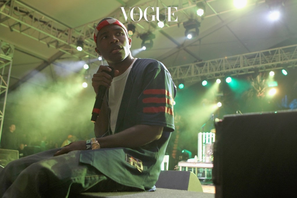 INDIO, CA - APRIL 13:  Singer Frank Ocean performs onstage at the 2012 Coachella Valley Music & Arts Festival held at The Empire Polo Field on April 13, 2012 in Indio, California.  (Photo by Karl Walter/Getty Images for Coachella)