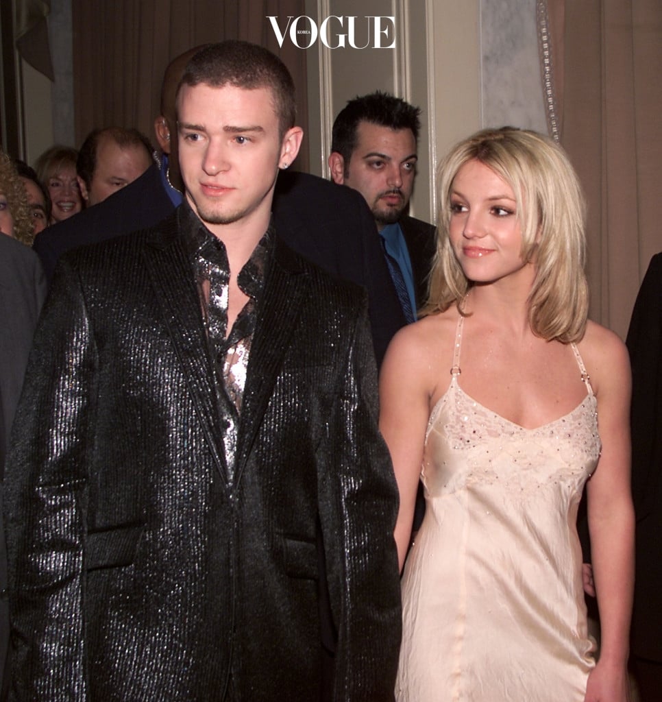 Justin Timberlake and Britney Spears at 'A Family Celebration 2001'  at the Regent Beverly Wilshire Hotel, Beverly Hills, Ca. 4/1/01.  Los Angeles. Photo by Kevin Winter/Getty Images.