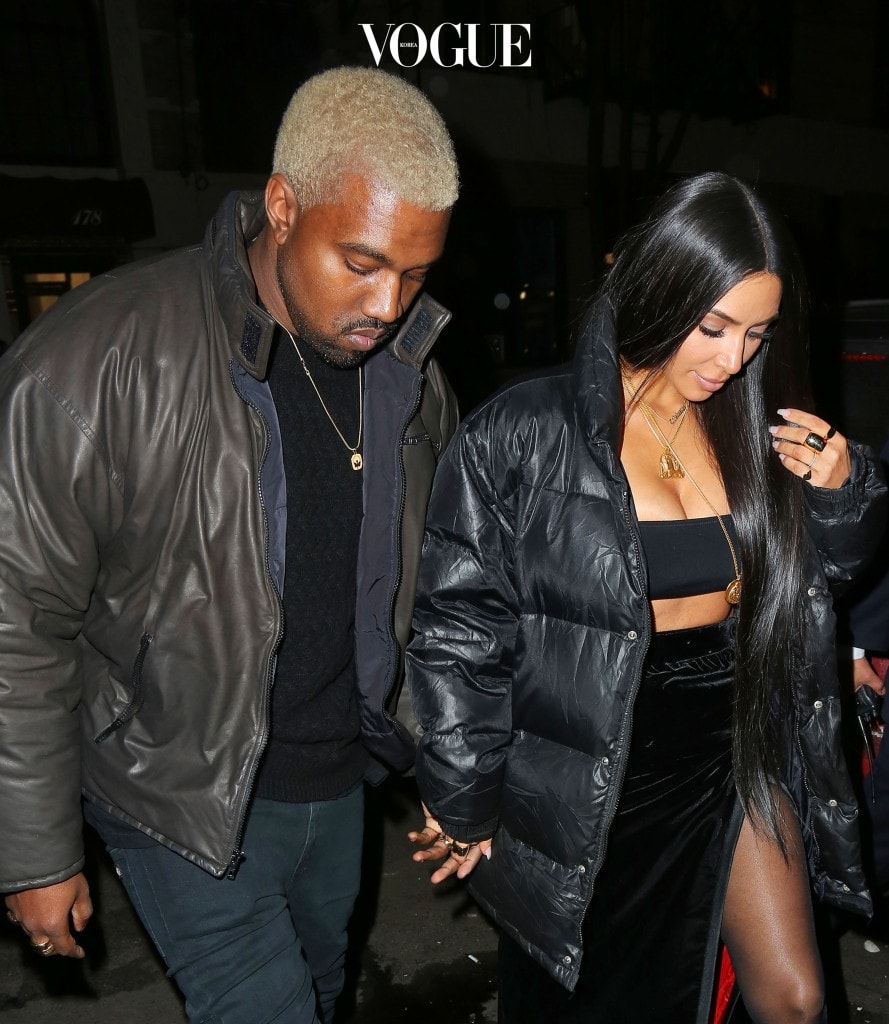 Kim Kardashian and Kanye West go for a romantic Valentine's Dinner at Carbone in New York