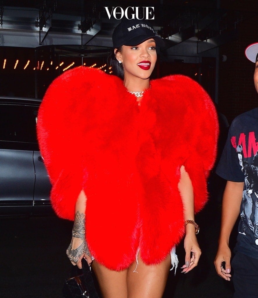 EXCLUSIVE: Rihanna was spotted heading to 1 Oak in NYC on Sunday evening. The ultimate kind hearted person, she surprised one of her favorite paparazzi's, Diggzy from 247Paps.TV , and invited him to the club for his 22nd Birthday. She gave him a big hug as she stepped outside, wearing a giant Red Heart jacket. She smiled happily as he gave her a kiss on the cheek, before the two headed inside 1Oak Nightclub at 3:30am. They stayed inside until 5am. She gave him a big shoutout, and even bought him a bottle of Ace of Spades Champagne to celebrate his big night.  Pictured: Rihanna, Diggzy Ref: SPL1346379  050916   EXCLUSIVE Picture by: 247PAPS.TV / Splash News Splash News and Pictures Los Angeles:310-821-2666 New York:212-619-2666 London:870-934-2666 photodesk@splashnews.com 