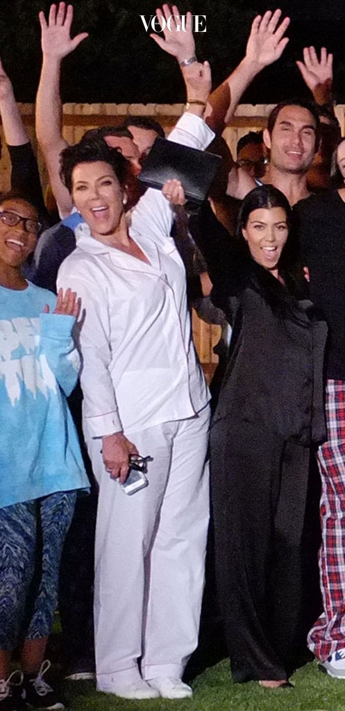 EXCLUSIVE: Kris Jenner and kourtney Kardashian attend Taryll Jacksons suprise 40th birthday party in Tarzana, CA. The party was being filmed for 'The Jacksons Next Generation' reality television show with a pajama theme. The Kourtney/Scott split was only a couple of days old on this date and Kourtney is seen next to TJ Jackson. The episode featuring this party aired today October 16th, 2015 but was shot on July 25th. Pictured: Kris Jenner,Kourtney kardashian Ref: SPL1146329  250715   EXCLUSIVE Picture by: Splash News Splash News and Pictures Los Angeles:310-821-2666 New York:212-619-2666 London:870-934-2666 photodesk@splashnews.com 