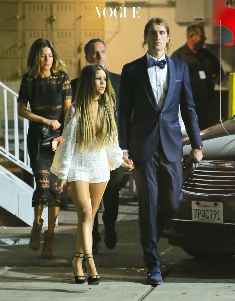 EXCLUSIVE: Singers Ryan Hurd and Maren Morris hold hands as they exit the Clive Davis Pre-Grammy party held in Beverly Hills, California. Pictured: Maren Morris, Ryan Hurd Ref: SPL1440630  120217   EXCLUSIVE Picture by: Bello / Splash News Splash News and Pictures Los Angeles:310-821-2666 New York:212-619-2666 London:870-934-2666 photodesk@splashnews.com 