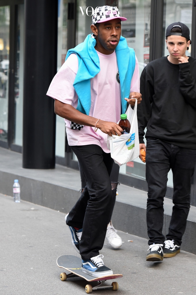 EXCLUSIVE: Tyler, the Creator skateboarding in Zurich, Switzerland on May 23, 2015. Pictured: Tyler the Creator Ref: SPL1026263  230515   EXCLUSIVE Picture by: D.Taylor / Splash News Splash News and Pictures Los Angeles:310-821-2666 New York: 212-619-2666 London:870-934-2666 photodesk@splashnews.com 