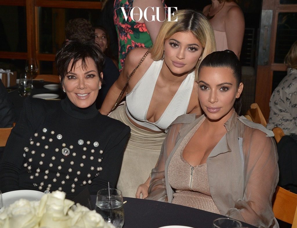 MALIBU, CA - SEPTEMBER 01:  Kim Kardashian West, Kylie Jenner, Khloe Kardashian and Kris Jenner, Kylie Jenner and Kim Kardashian West host a  dinner and preview of their new apps launching soon at Nobu Malibu on September 1, 2015 in Malibu, California.  (Photo by Charley Gallay/Getty Images for Kardashian/Jenner Apps)