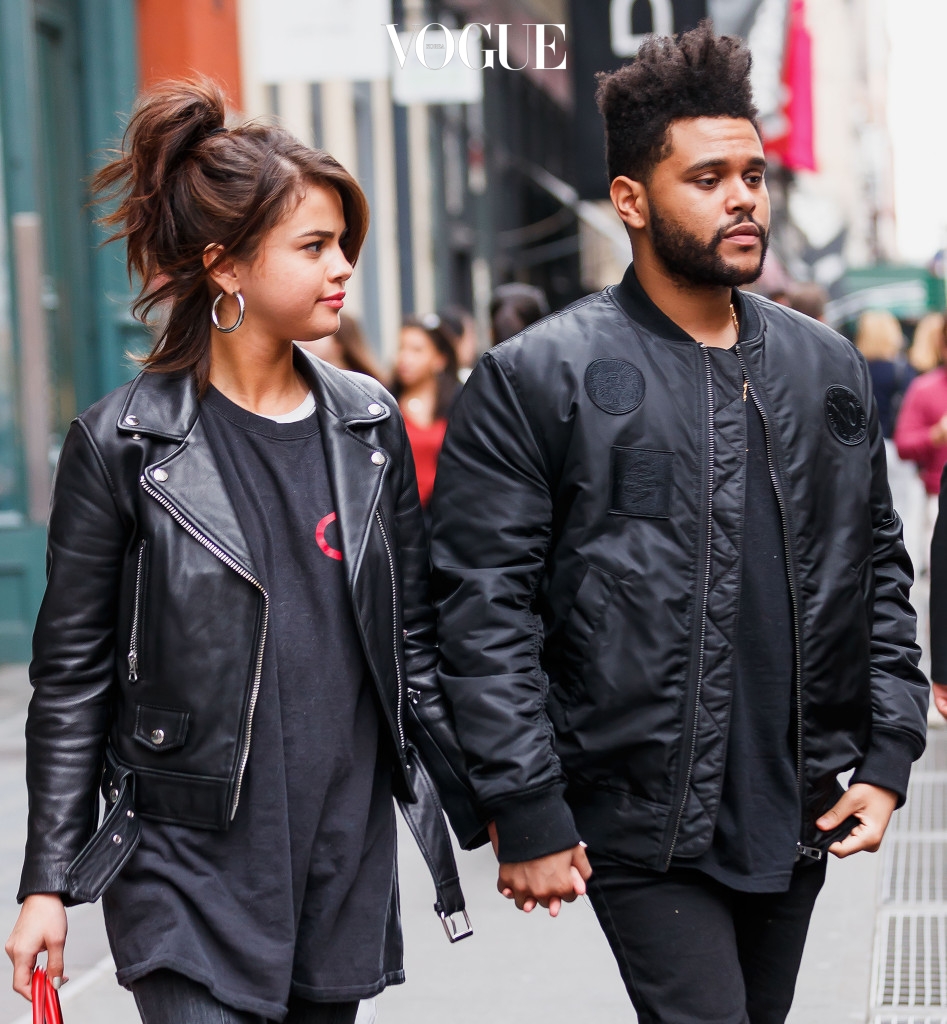 EXCLUSIVE: Selena Gomez and The Weeknd hold hands during a romantic shopping stroll in Soho, New York after lunching at Lure Fishbar Pictured: Selena Gomez and The Weeknd Ref: SPL1566797  020917   EXCLUSIVE Picture by: XactpiX / Splash News Splash News and Pictures Los Angeles:310-821-2666 New York:212-619-2666 London:870-934-2666 photodesk@splashnews.com 