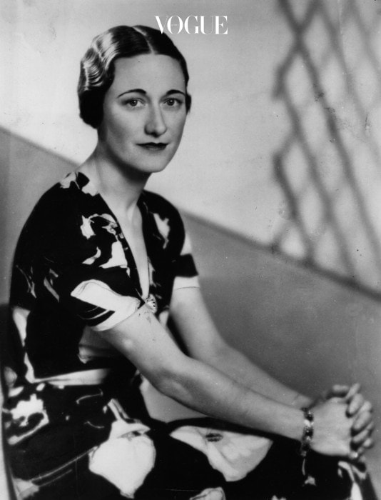 American socialite  Wallis Simpson (nee Bessie Wallis Warfield)  (1896 - 1986) a week before King Edward VIII abdicated.  She became Duchess of Windsor in June 1937 after her marriage to Edward VIII, Duke of Windsor.   (Photo by Fayer/Getty Images)