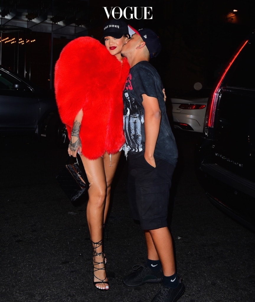 EXCLUSIVE: Rihanna was spotted heading to 1 Oak in NYC on Sunday evening. The ultimate kind hearted person, she surprised one of her favorite paparazzi's, Diggzy from 247Paps.TV , and invited him to the club for his 22nd Birthday. She gave him a big hug as she stepped outside, wearing a giant Red Heart jacket. She smiled happily as he gave her a kiss on the cheek, before the two headed inside 1Oak Nightclub at 3:30am. They stayed inside until 5am. She gave him a big shoutout, and even bought him a bottle of Ace of Spades Champagne to celebrate his big night.  Pictured: Rihanna, Diggzy Ref: SPL1346379  050916   EXCLUSIVE Picture by: 247PAPS.TV / Splash News Splash News and Pictures Los Angeles:310-821-2666 New York:212-619-2666 London:870-934-2666 photodesk@splashnews.com 
