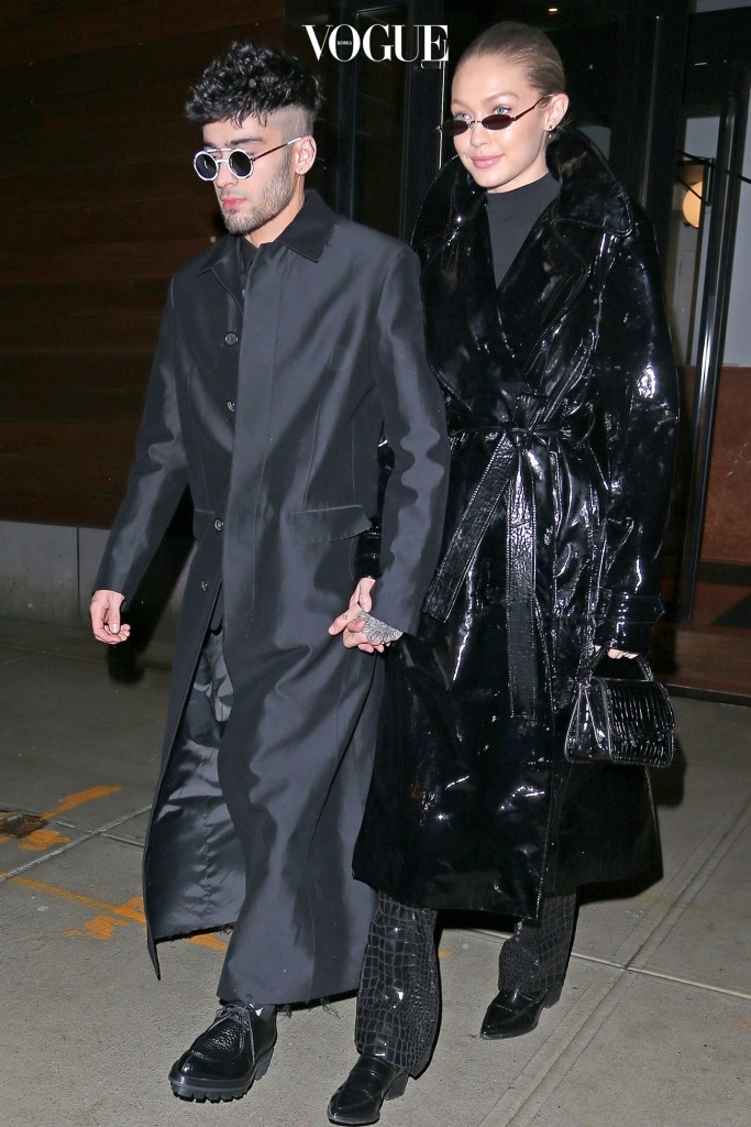 그녀의 남친 제인 말릭과 함께 한 스몰 선글라스 커플 룩! Gigi Hadid & Zayn Malik 