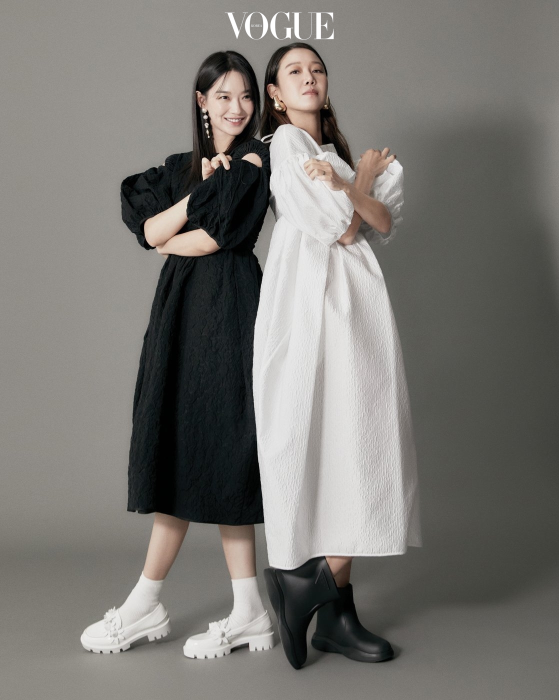 Шин Мин А и Гон Хё Джин в фотосессии и интервью для Vogue