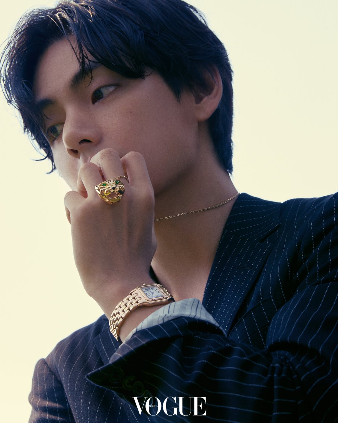 BTS V for VOGUE Korea x CARTIER/ RALPH LAUREN October Issue 2022