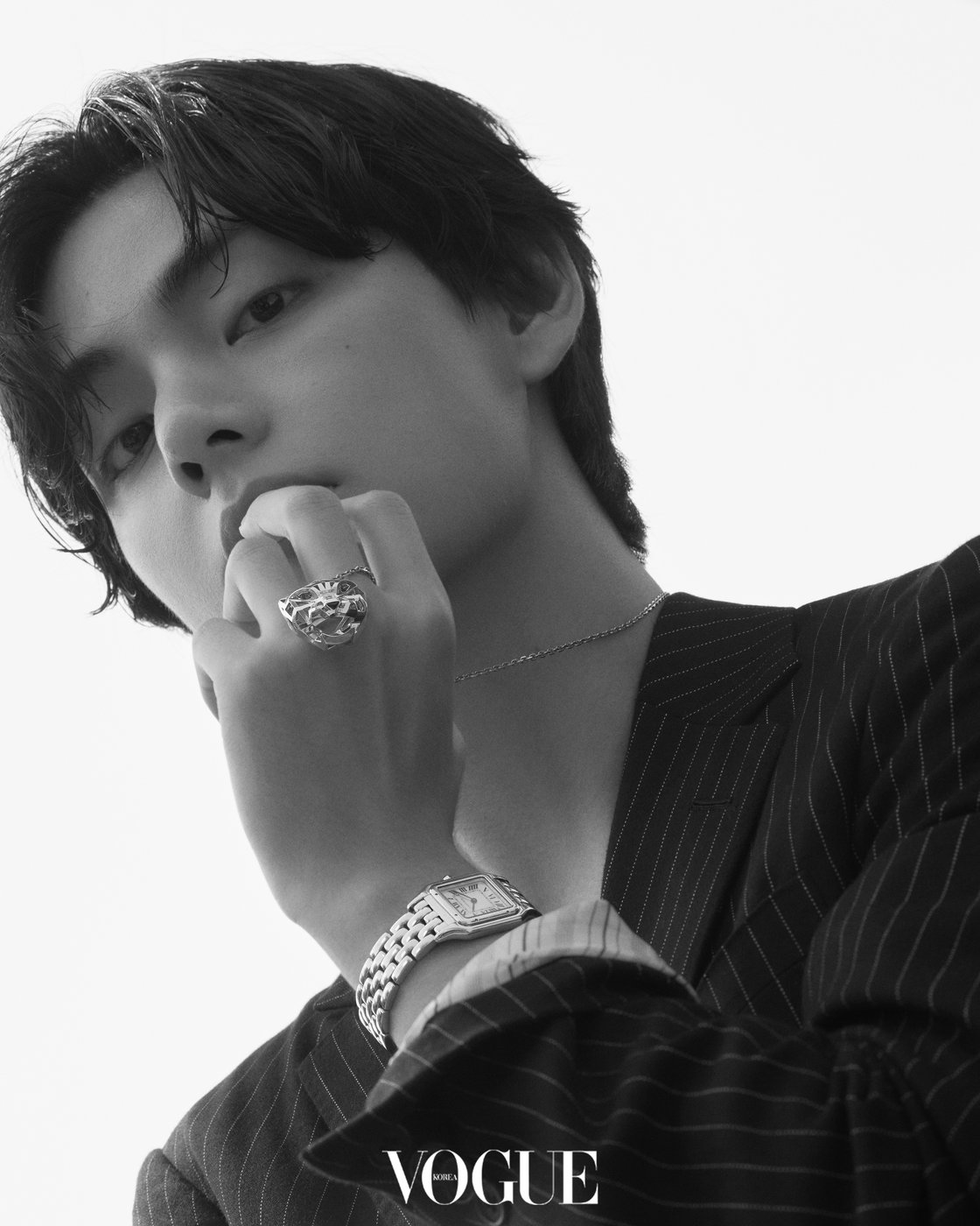 BTS V on Vogue Korea  V vogue bts, Kim taehyung, Vogue korea