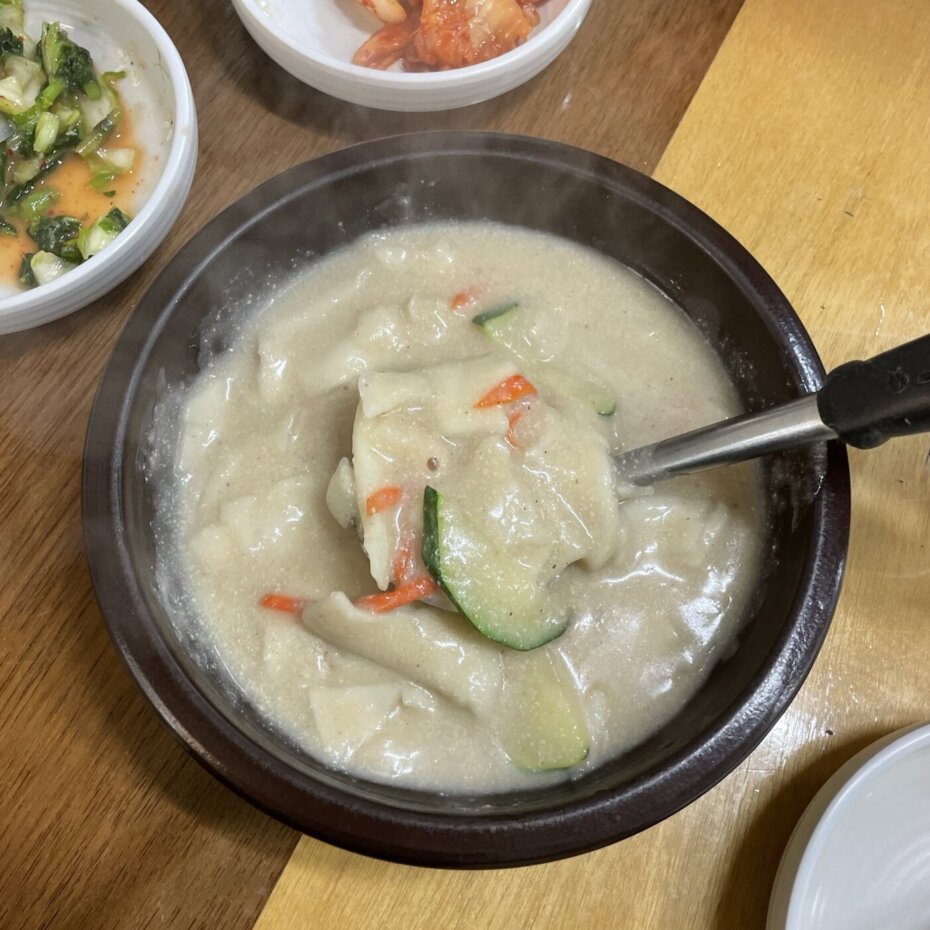 청정밀들깨수제비 이미지