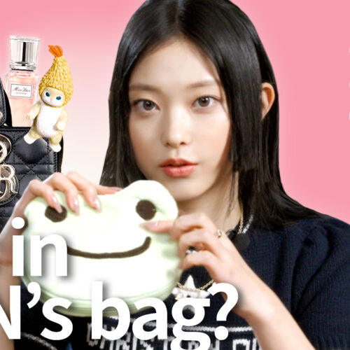 해린의 가방에서 등장한 애착 개구리?💚 | MY VOGUE