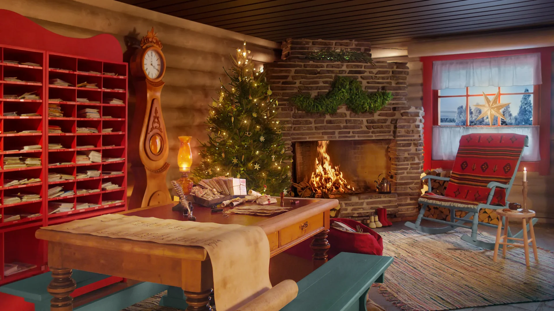 올해 크리스마스는 산타의 오두막에서 보내볼까?